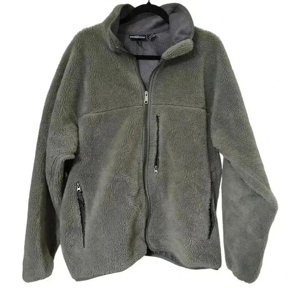 Vintage Green Patagonia Retro X Deep Pile Fleece Jacket 1998 - Picture 1 of 5